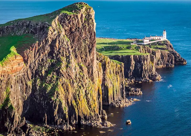 Neist Point lighthouse on the Isle of Skye
